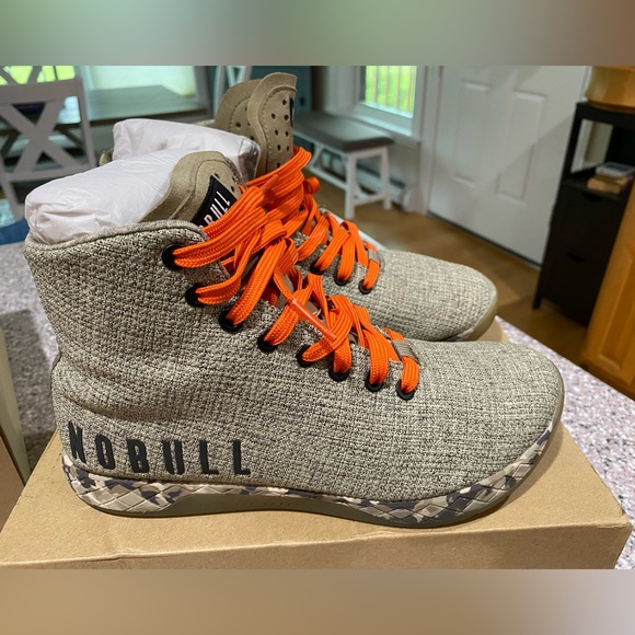 NOBULL Shoes - No Bull Project SF Trainer High, Earth Heather, 8.5, EUC